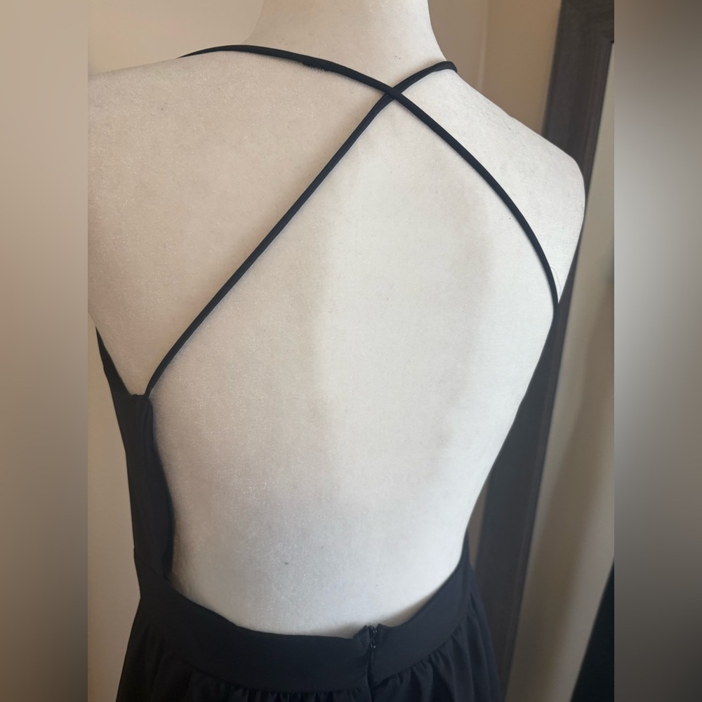 Tobi Black Maxi Dress with Open Back - Picture 2 of 5